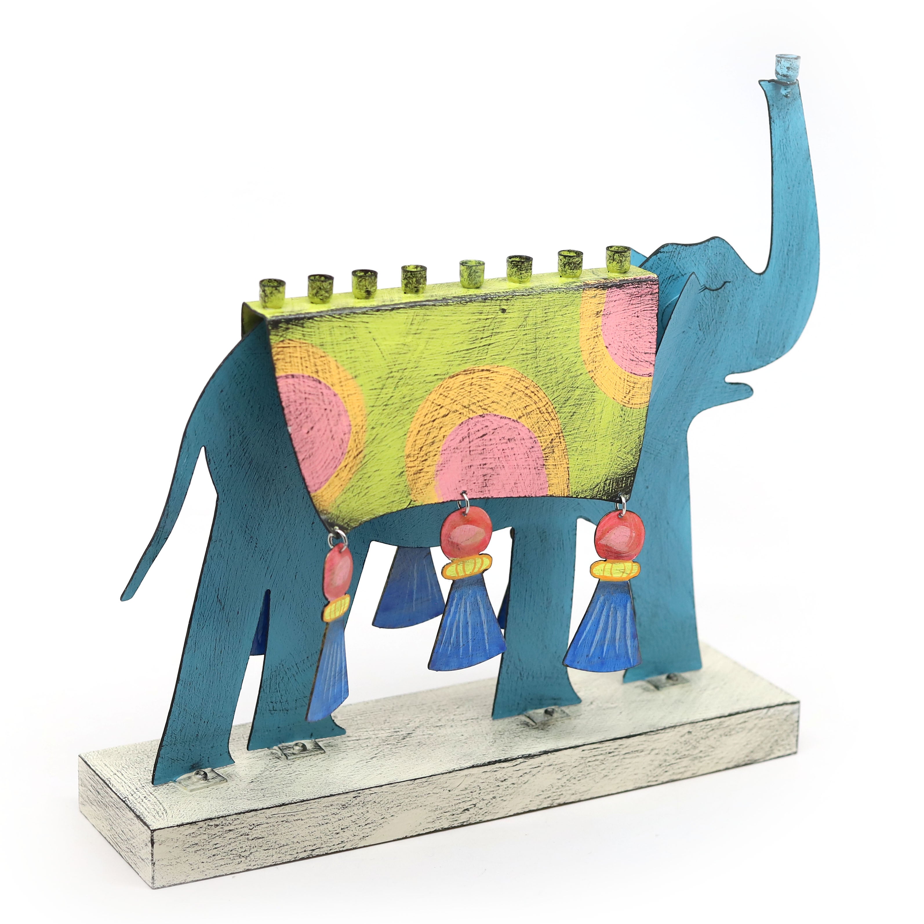 Artisan Elephant Hanukkiah