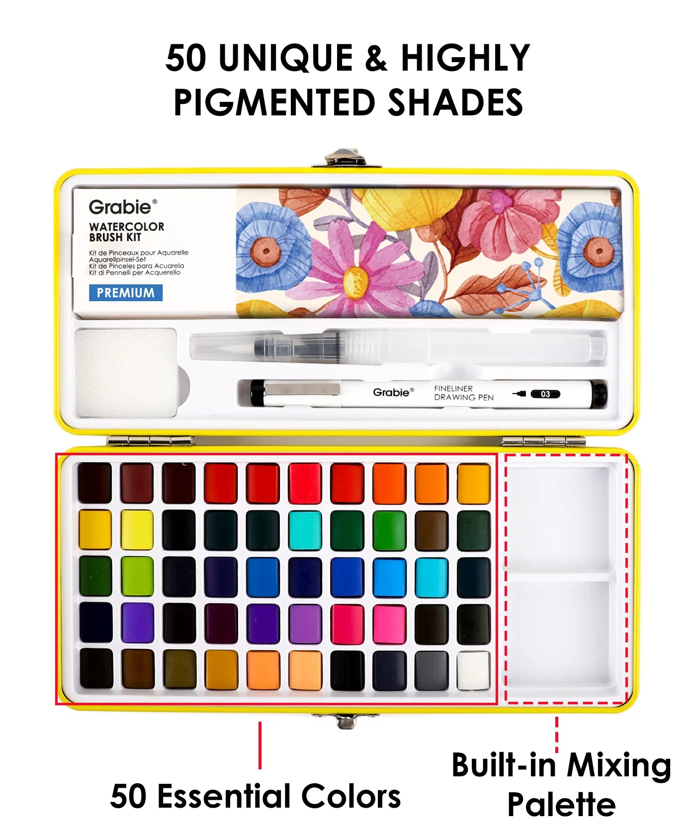 All-in-One Premium Watercolor Set of 50