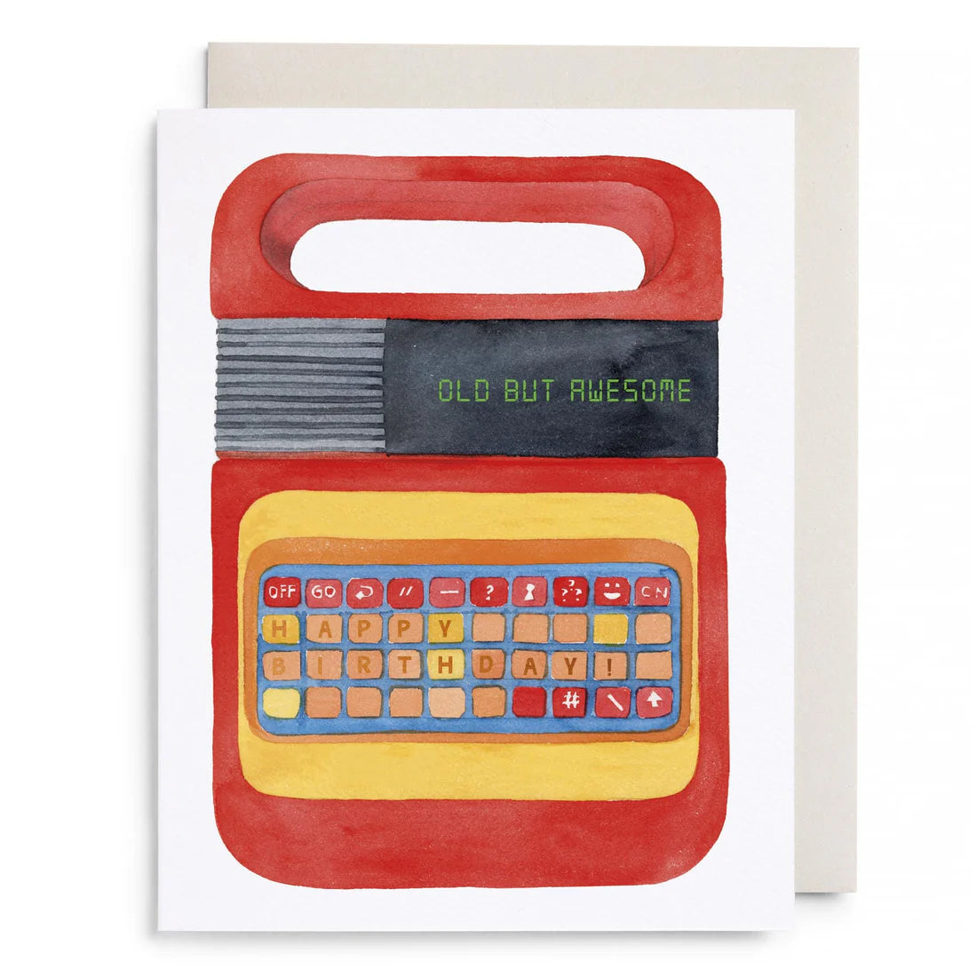 Old But Awesome Birthday Greeting Card