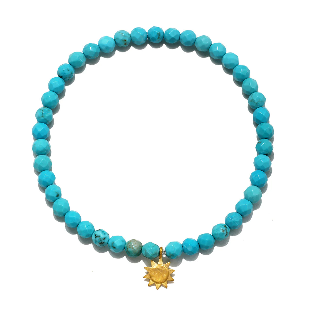 Ignite Vibrancy Turquoise Sun Stretch Bracelet