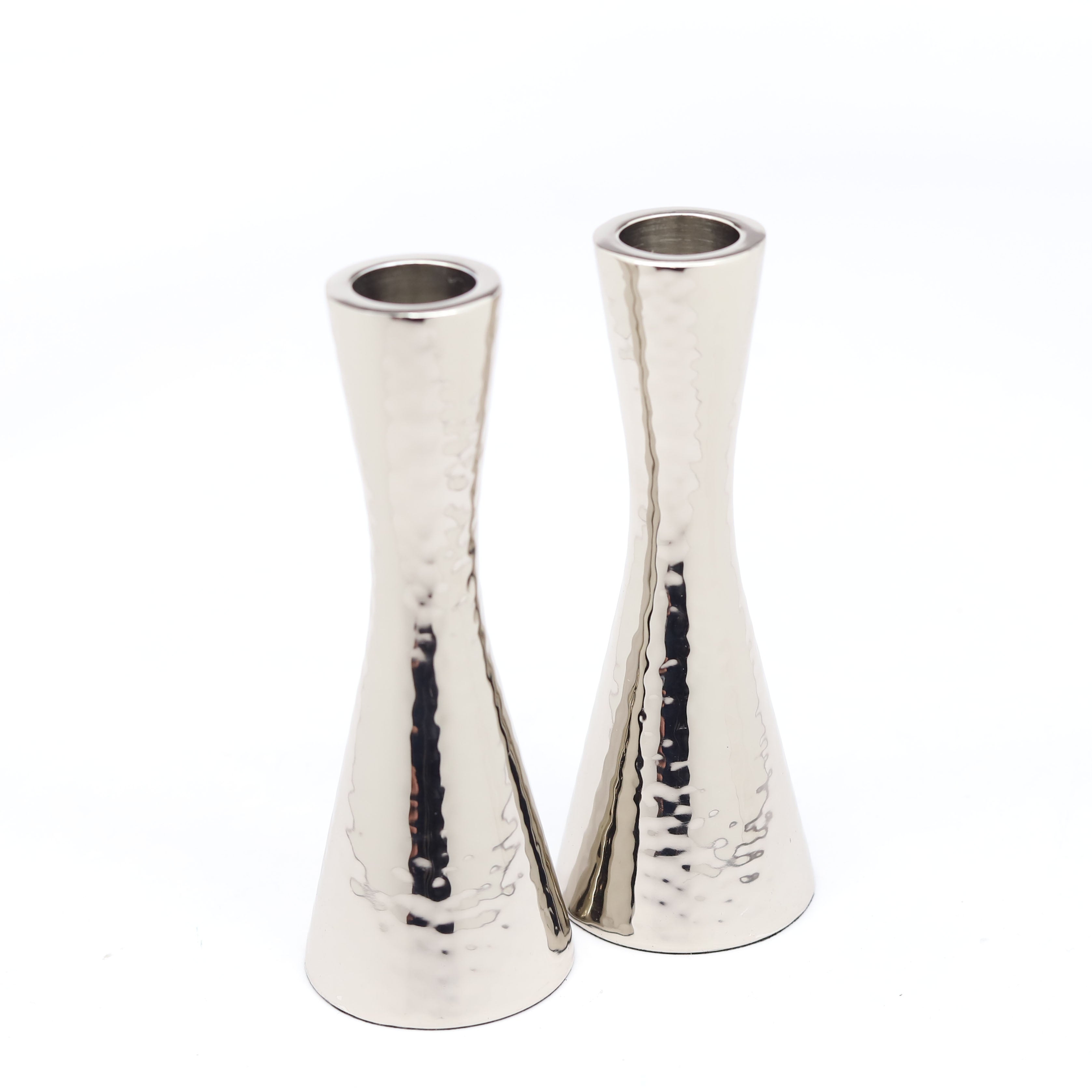 Hammerwork Shabbat Candlesticks