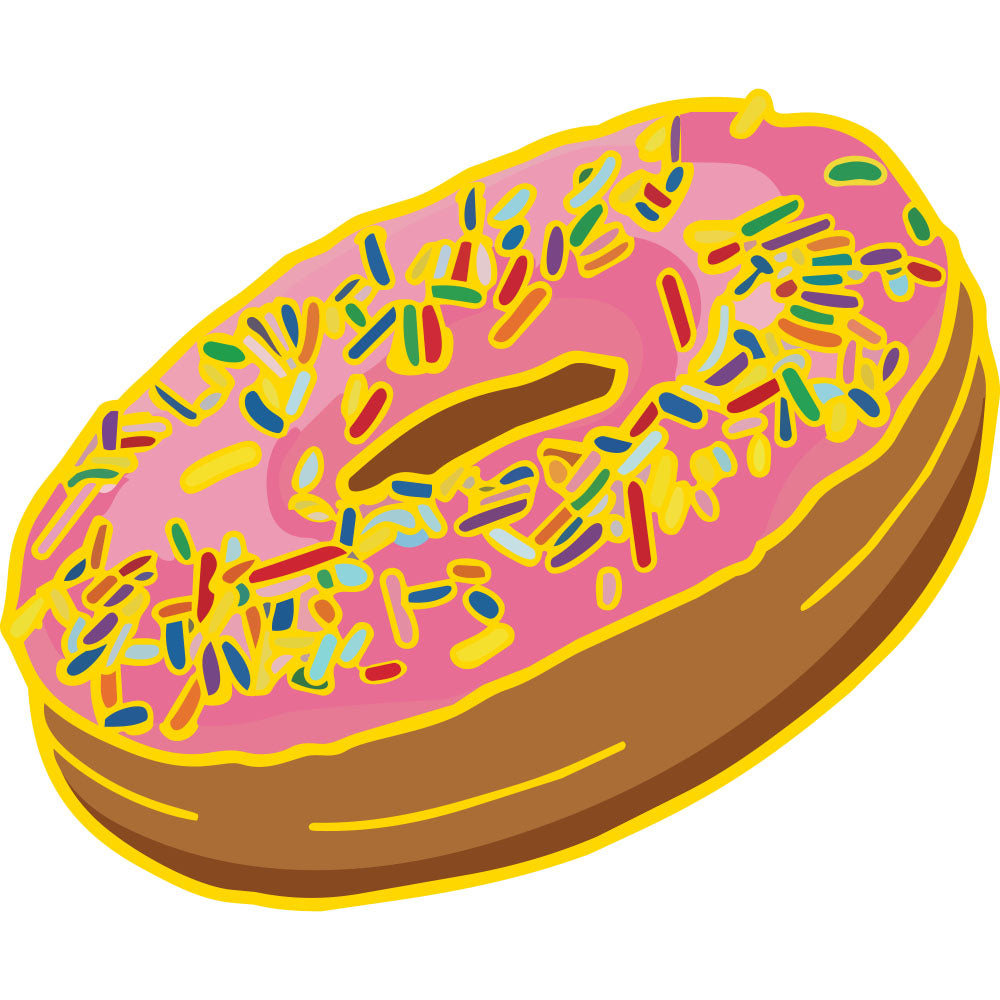 Donut Enamel Pin Set from "The 1960s- A Generation on Fire: Judy Baca's Great Wall of Los Angeles"