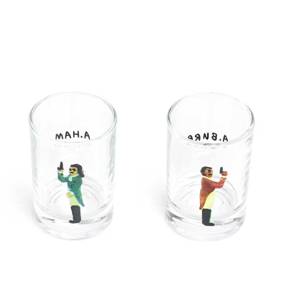 Hamilton Dueling Shot Glass Set