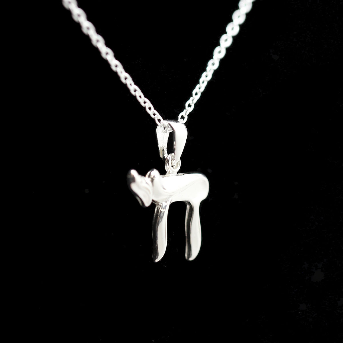 Sterling Solid Chai Necklace