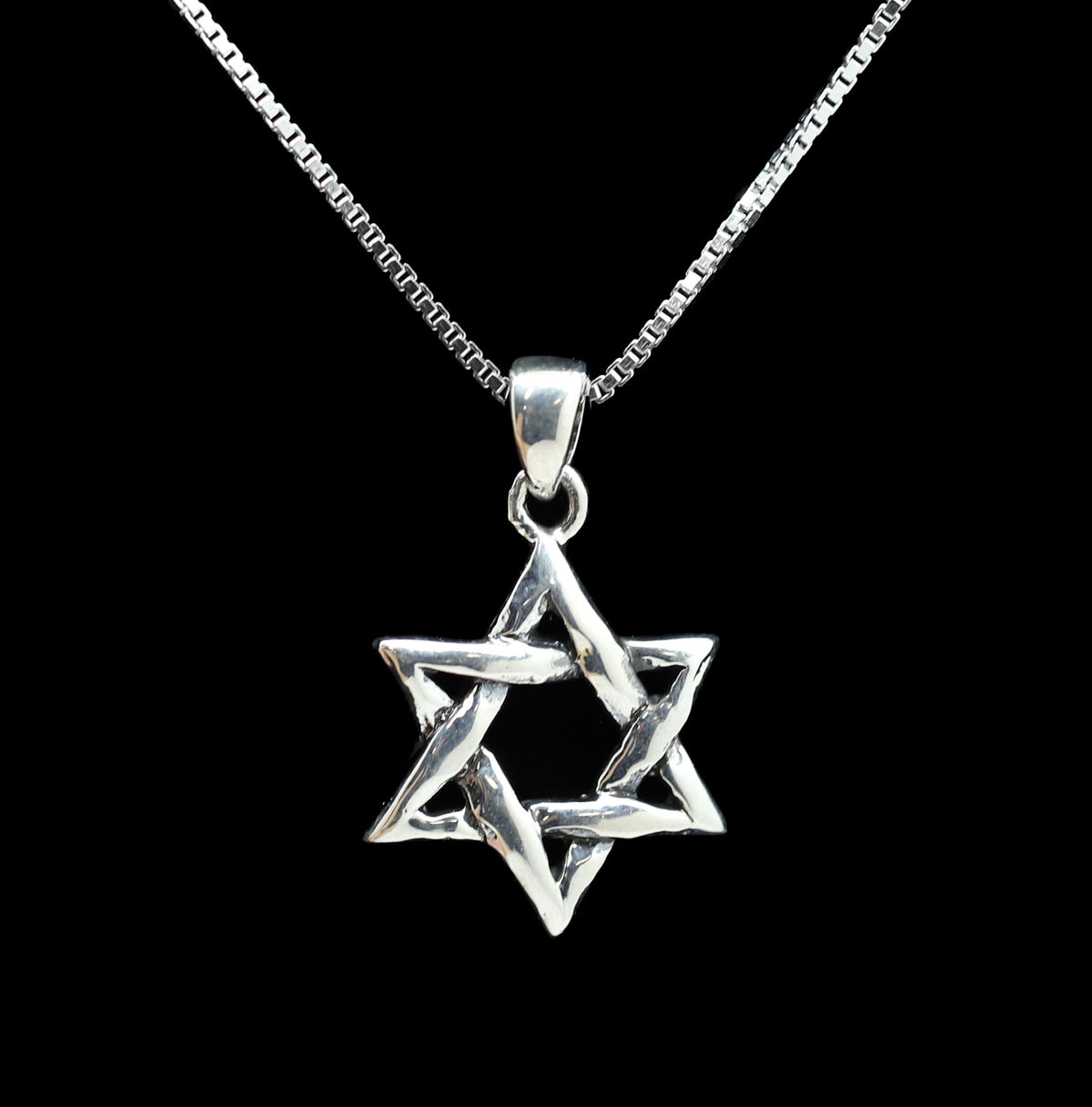 Sterling Star of David Necklace