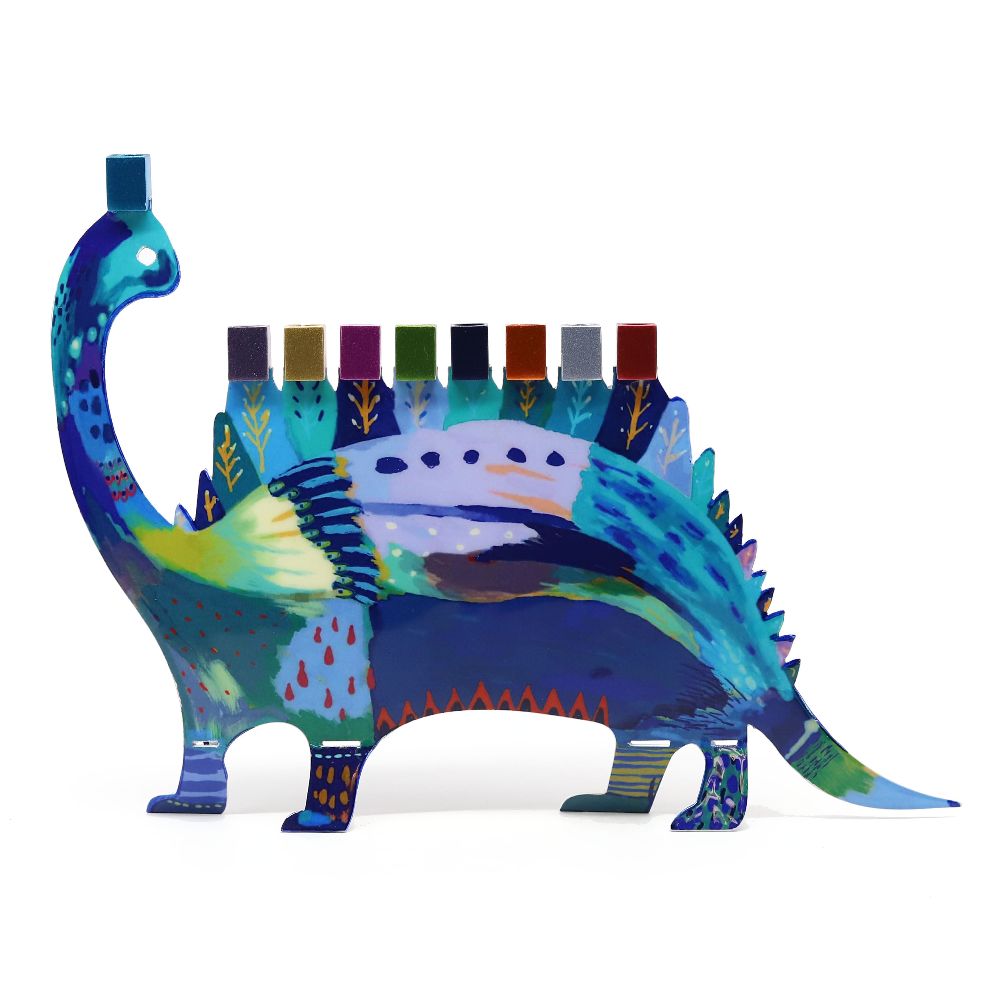 Dinosaur Hanukkiah