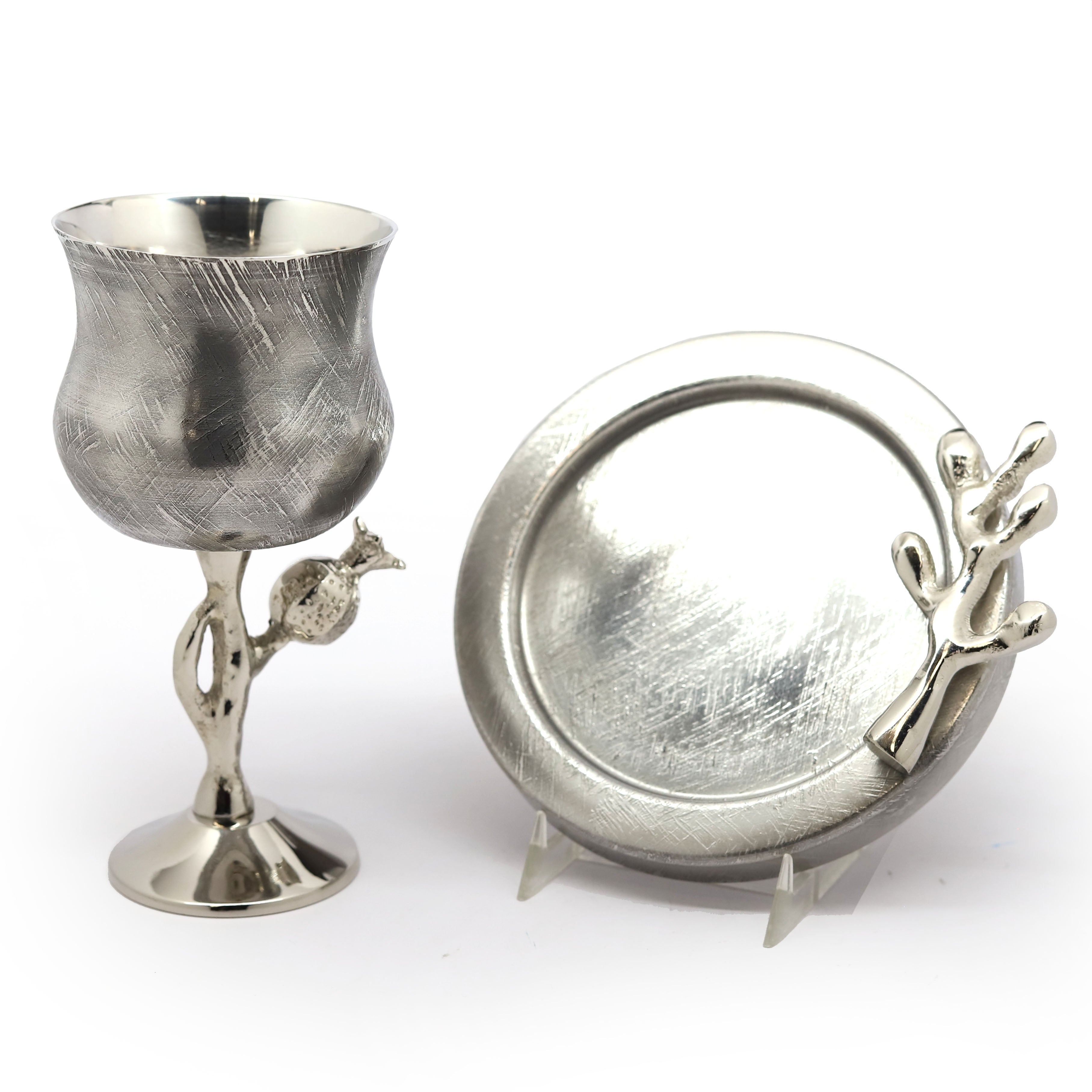 Kiddush Set from Nickel