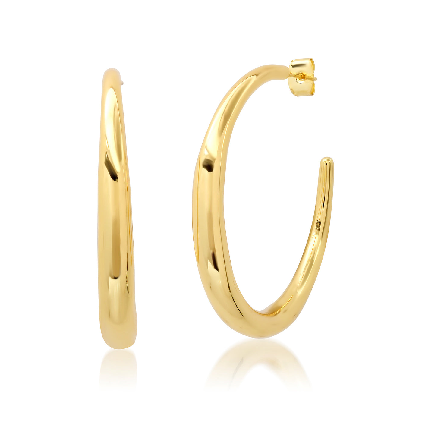 Thin to Thick Gold Hoop Earrings