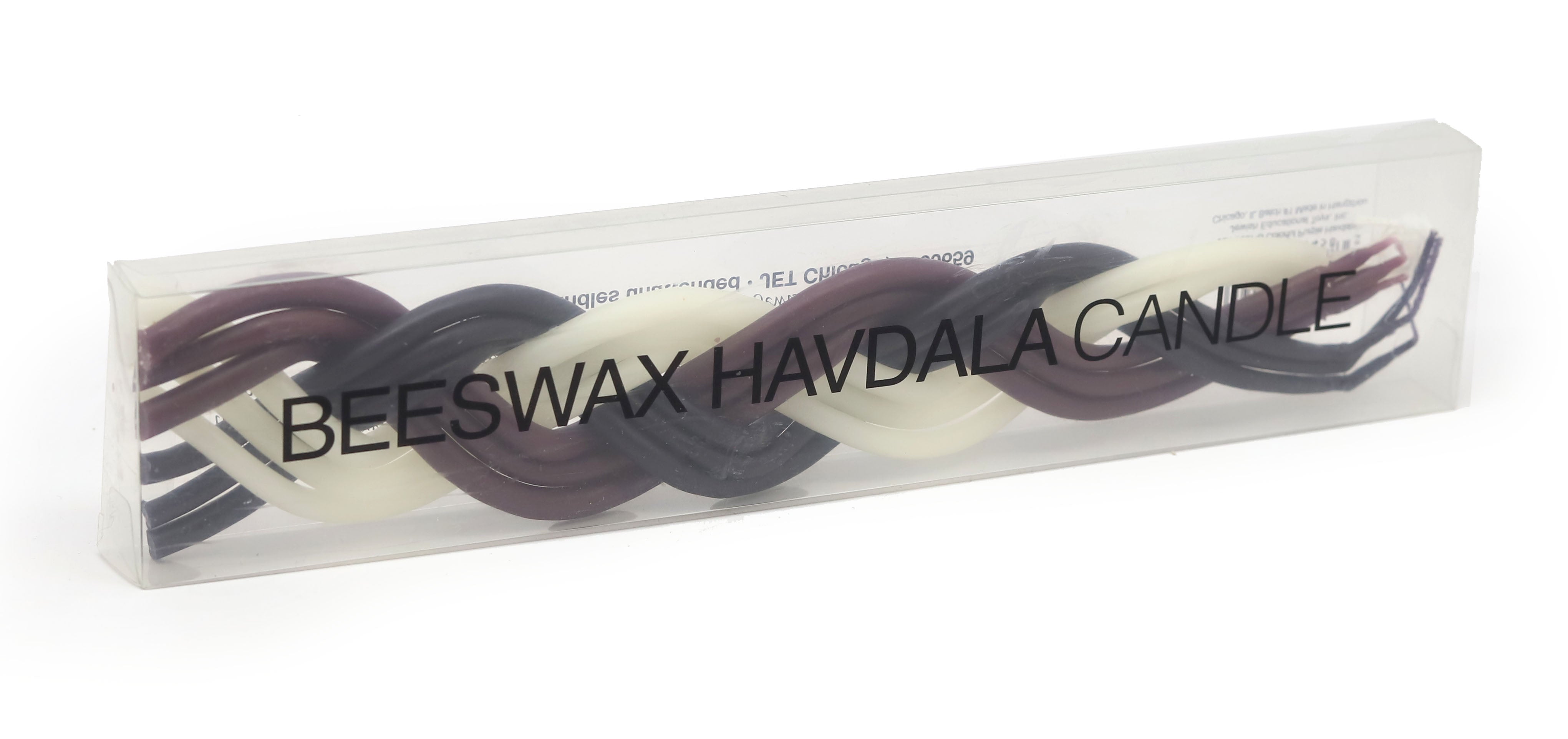 Purple Beeswax Havdalah Candle