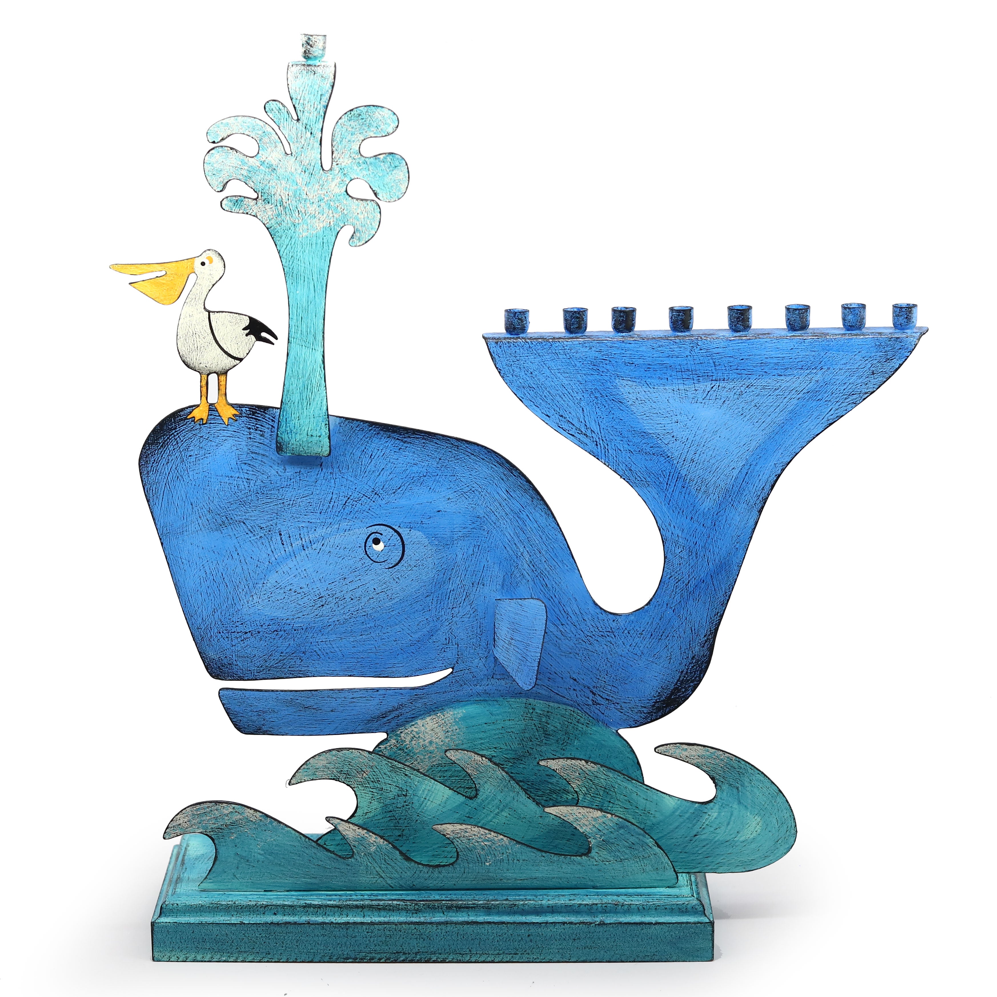Artisan Whale Hanukkiah