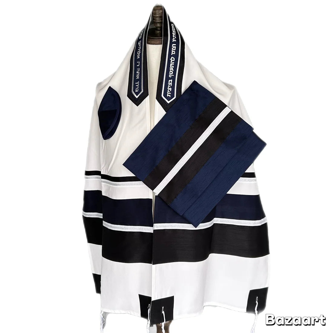 Tallit Set Black & Navy