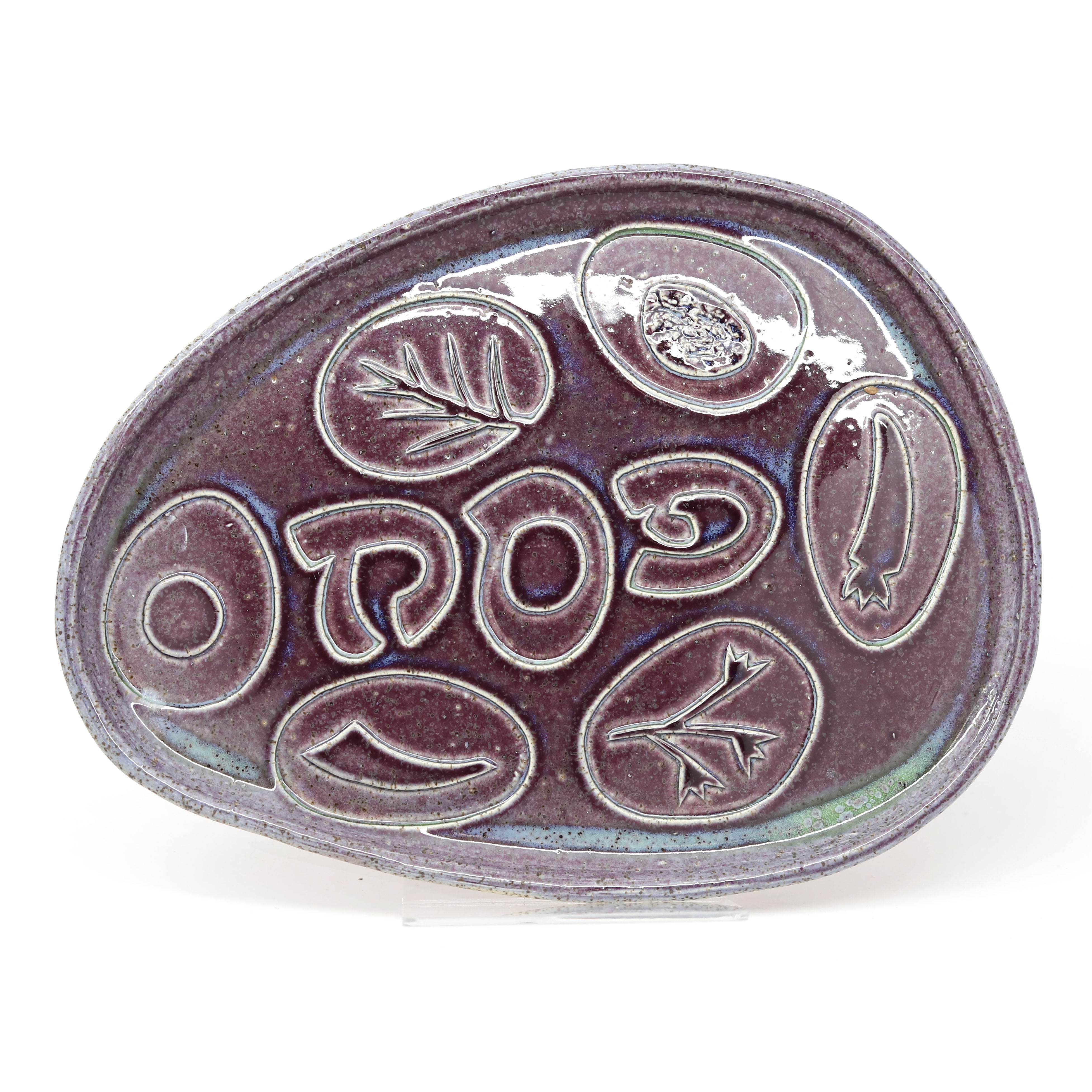 Ceramic Seder Plate