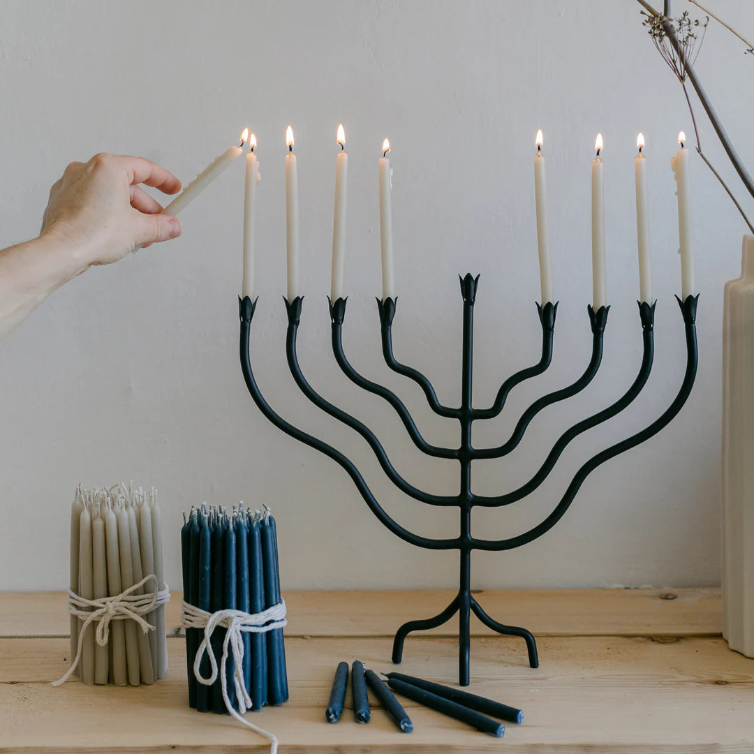 Tall Beacon Hanukkiah
