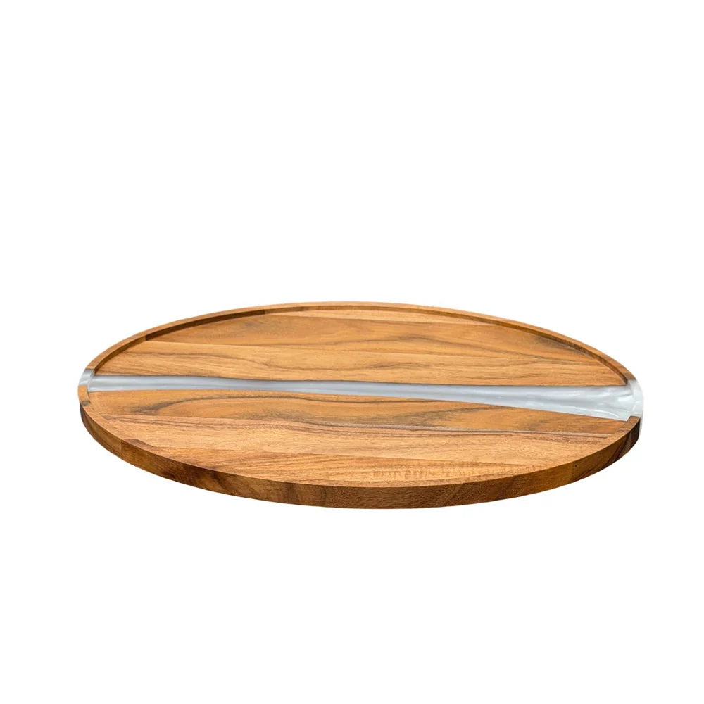 Resin & Wood Challah Board
