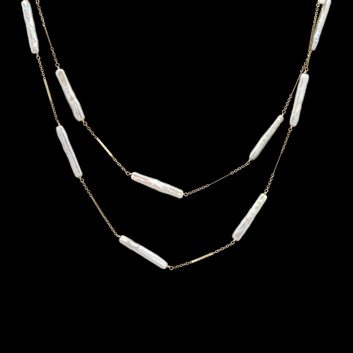 Pearl and Gold Fill Necklace