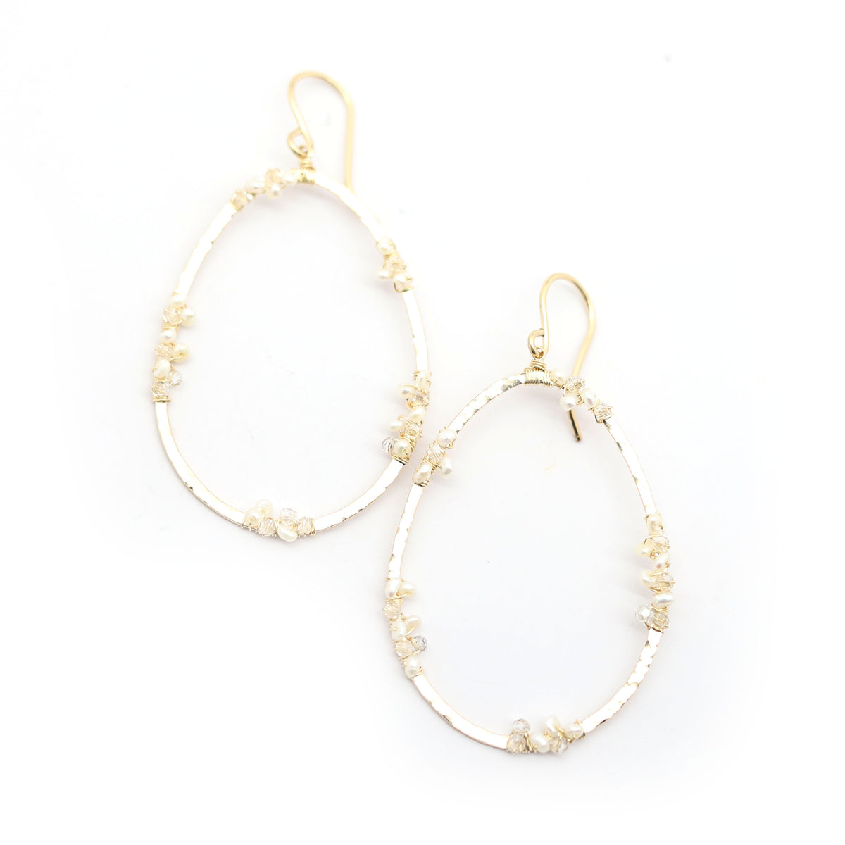 Pearl Cluster Earrings