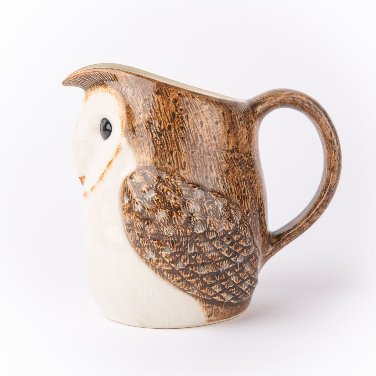 Barn Owl Ceramic Jug