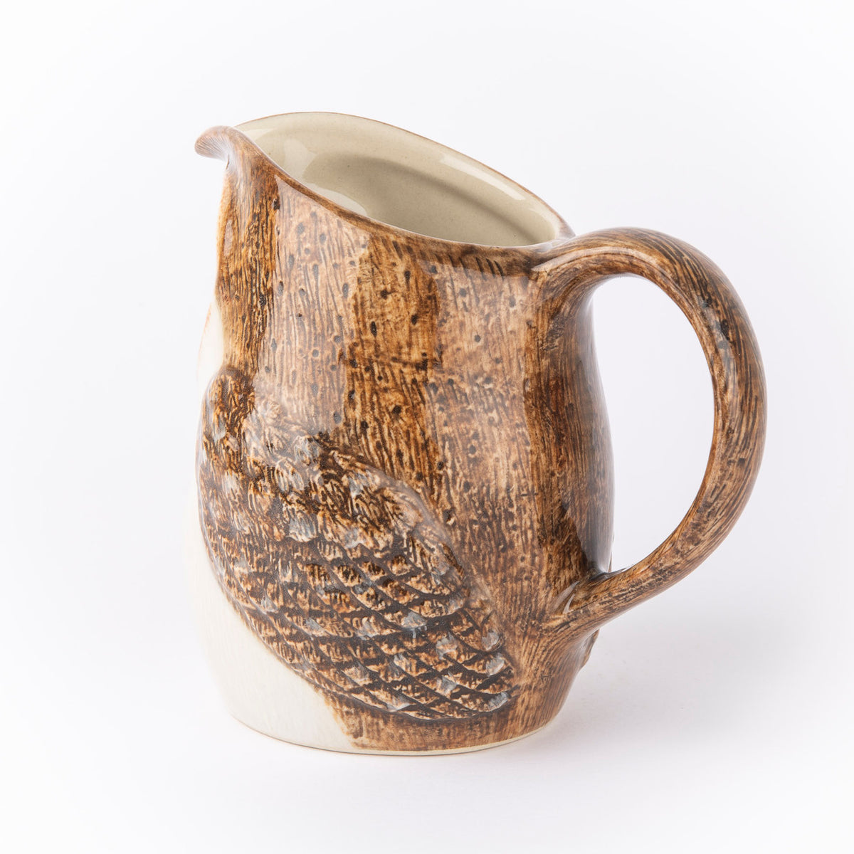 Barn Owl Ceramic Jug