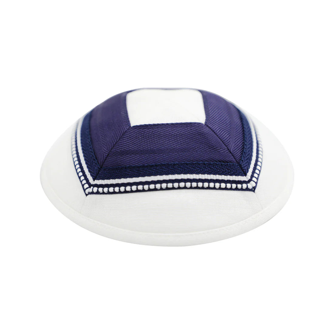 Ramat Gan (Navy with White Contrast Stripe) Tallit Set