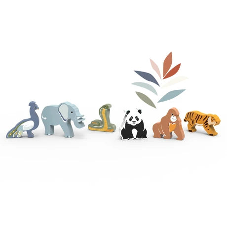 Wooden World Animals - Asia