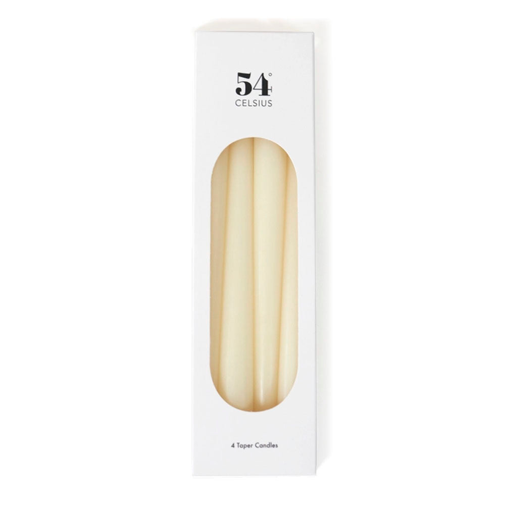 Taper Candles (4 Pack) - 10" Tall, 8 Hr Burn
