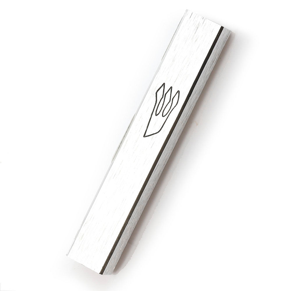 Simple Aluminum Engraved Mezuzah