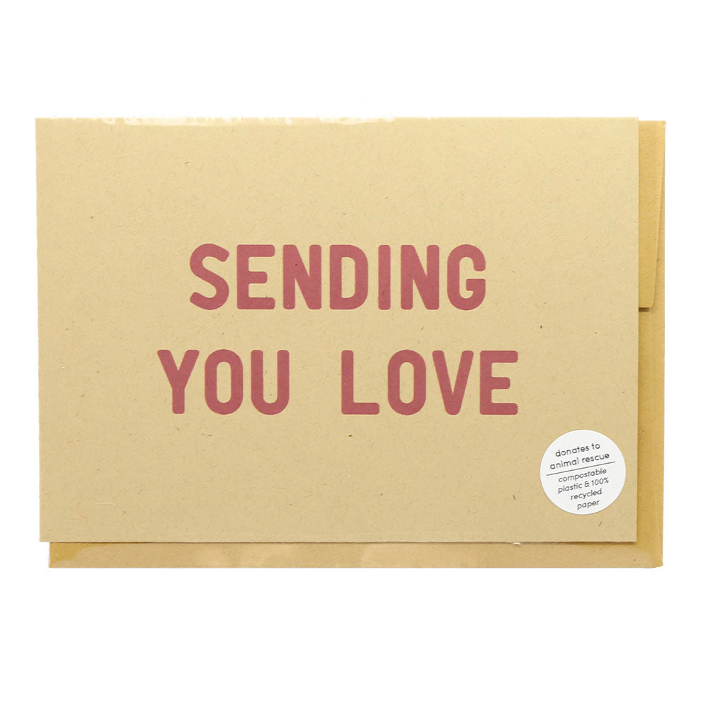 Sending You Love Card