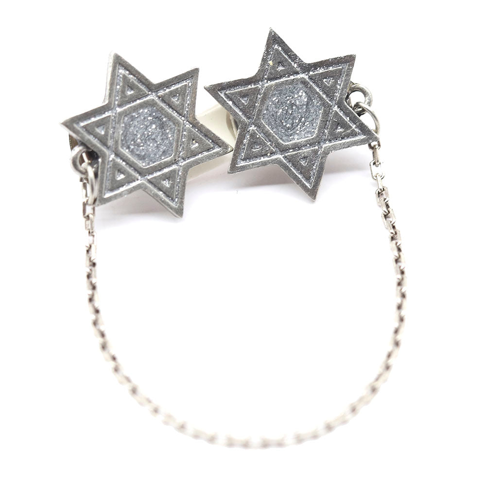 Star of David Shaped Tallit Clips