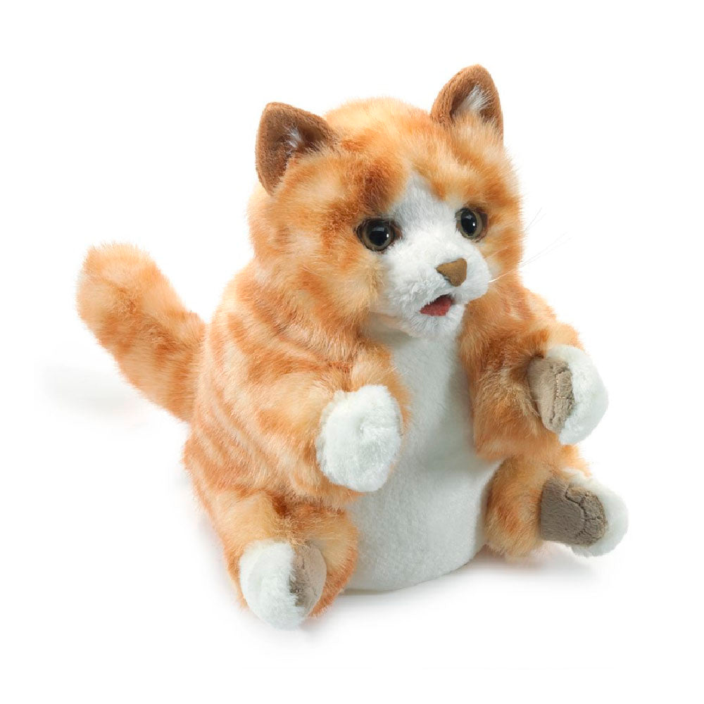 Orange Tabby Kitty Puppet