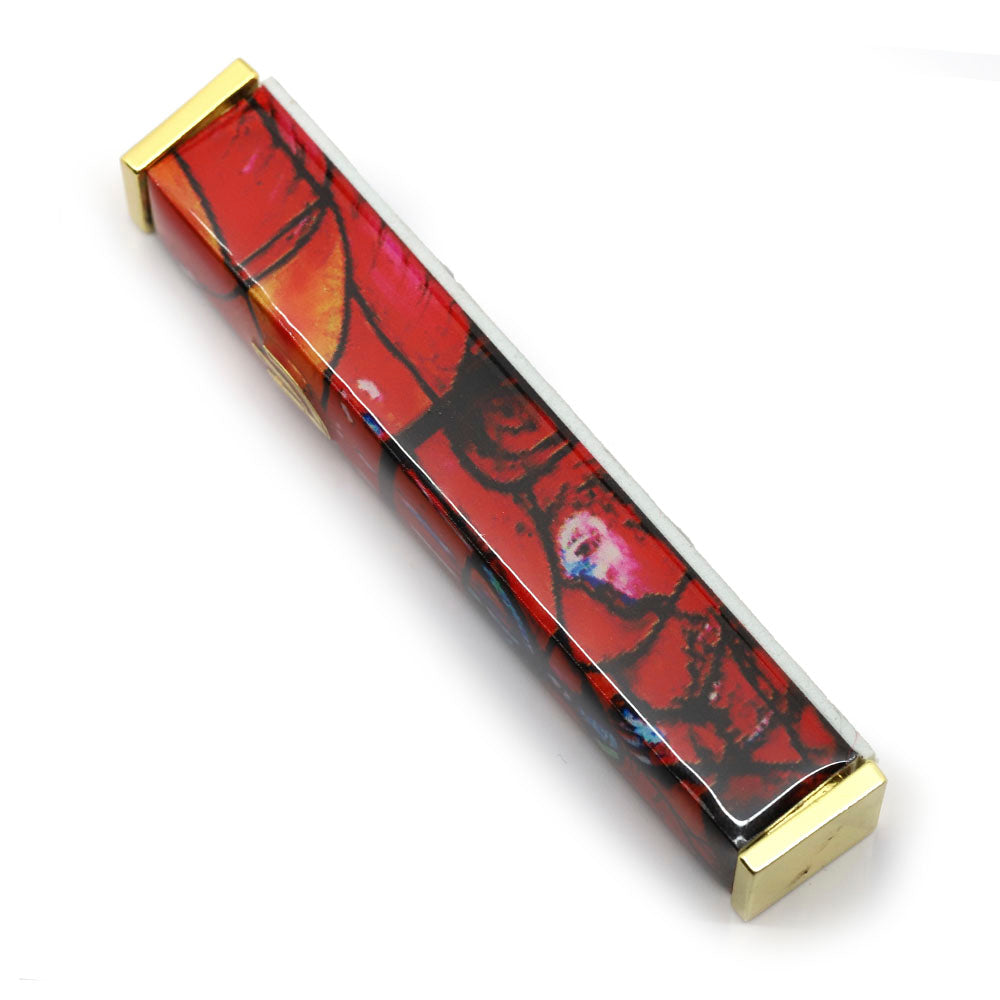 Chagall Mezuzah in Red