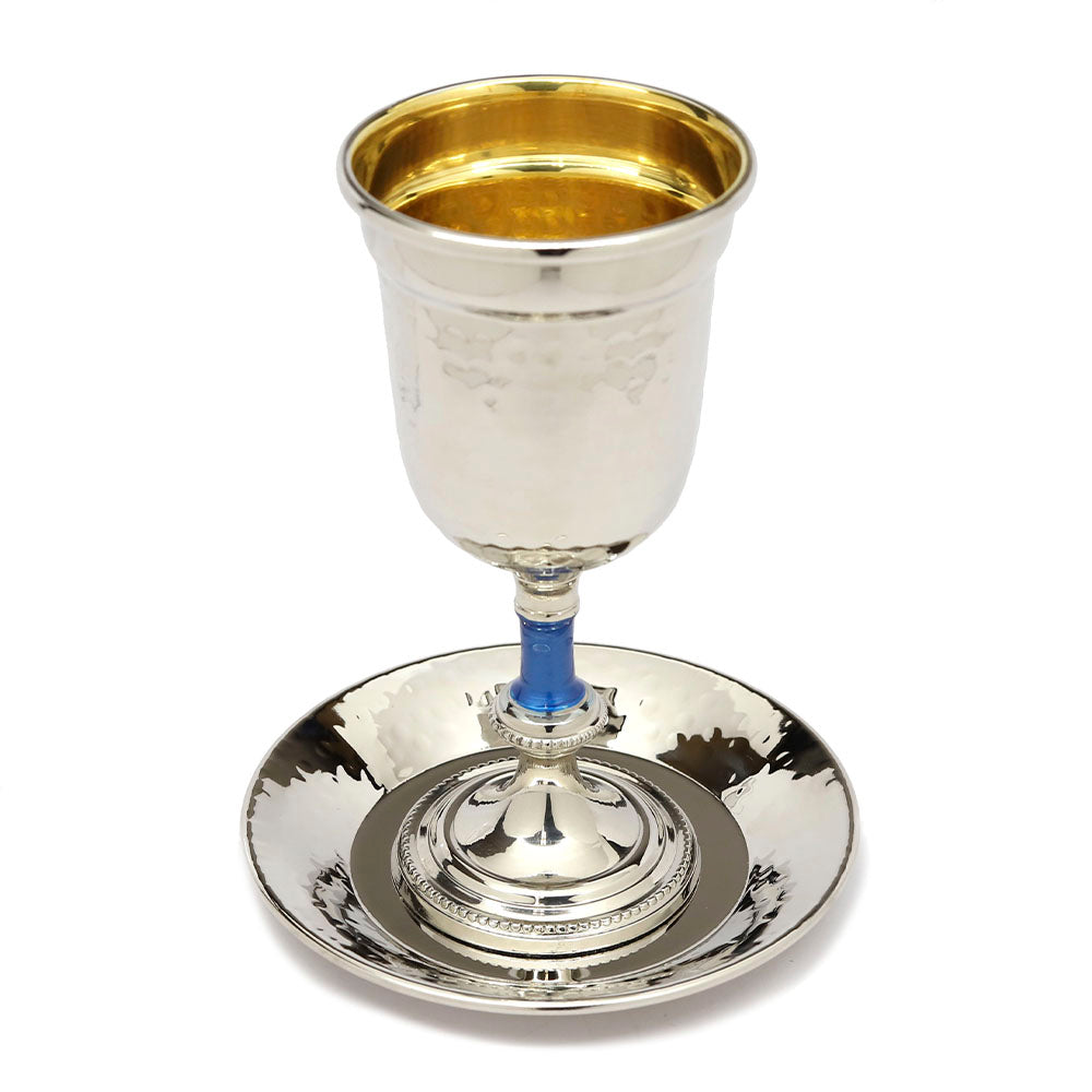 Kiddush Set Blue Stem