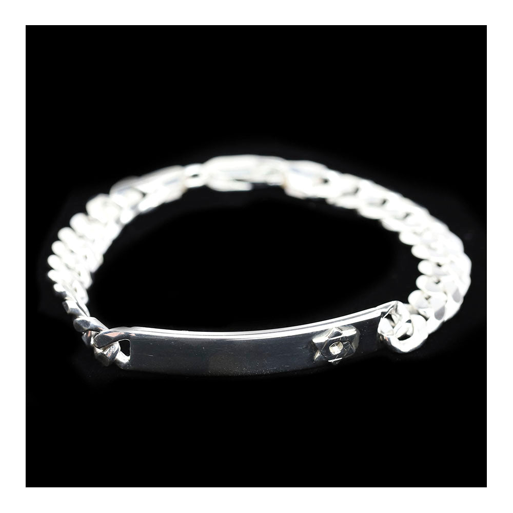Sterling Star of David ID Bracelet