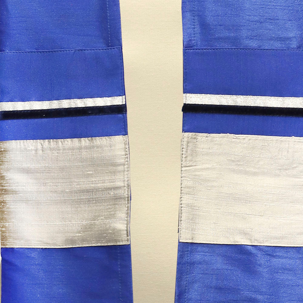 Tallit Set Electric Blue & Silver