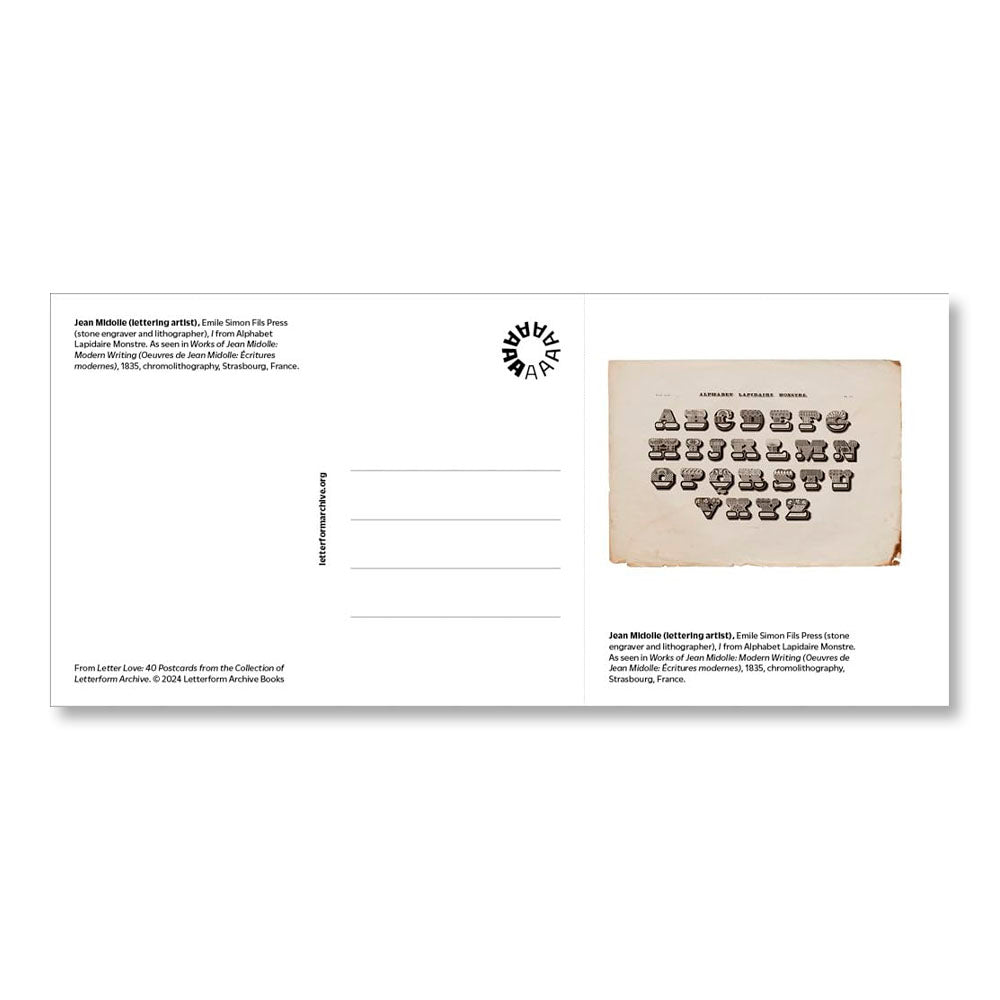 Letter Love: 40 Postcards from the Collection of Letterform Archive