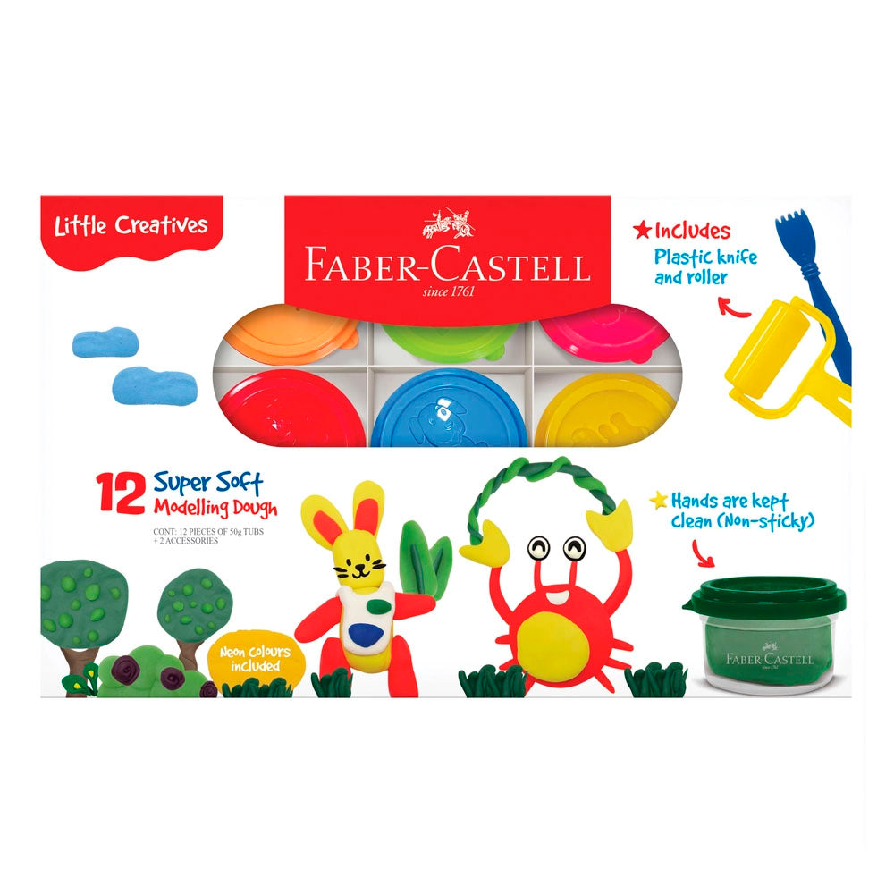 Little Creatives Supersoft Modeling Dough Set of 12
