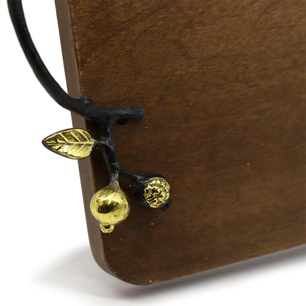 Challah Board with Pomegranates