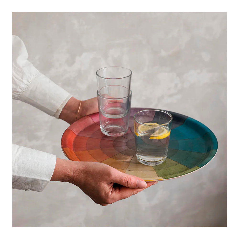 Birchwood Tray - Philipp Otto Runge Colour Wheel