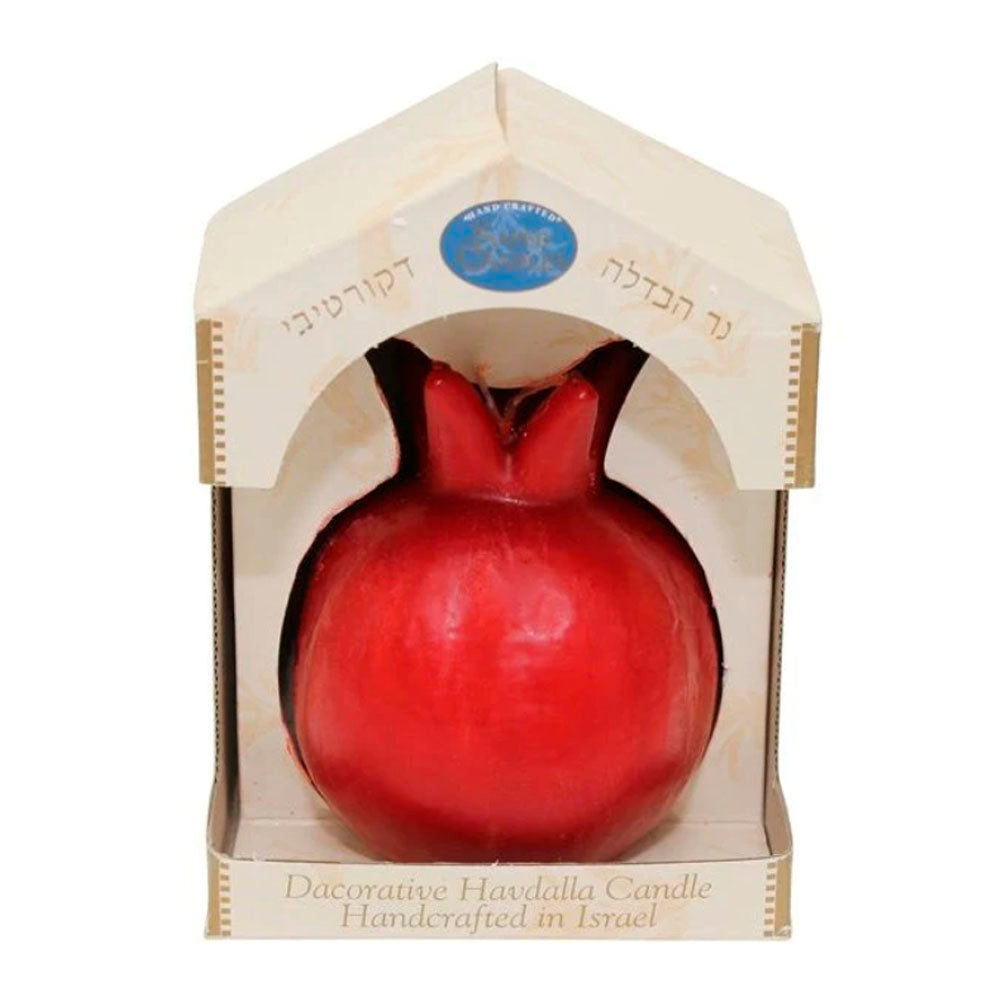 Pillar Candle Pomegranate Shaped