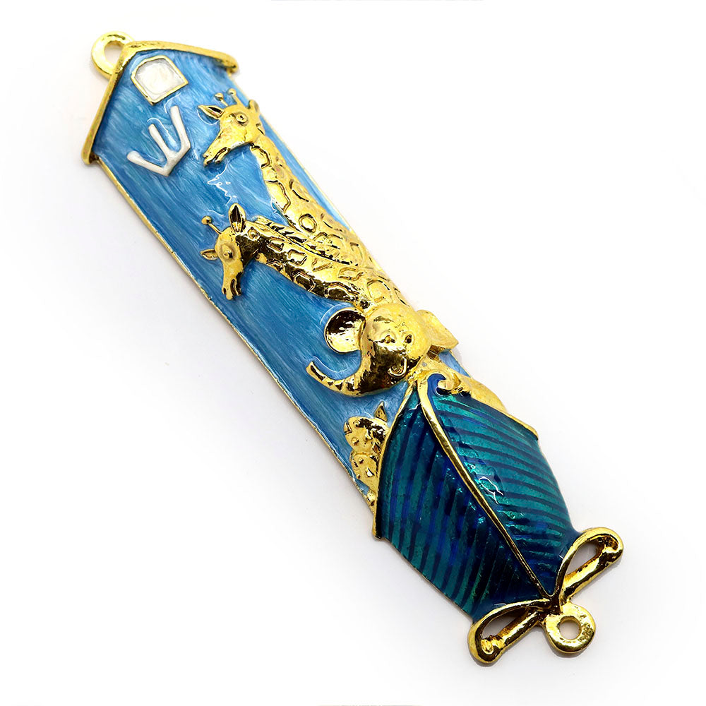 Enamel Noah's Ark Mezuzah