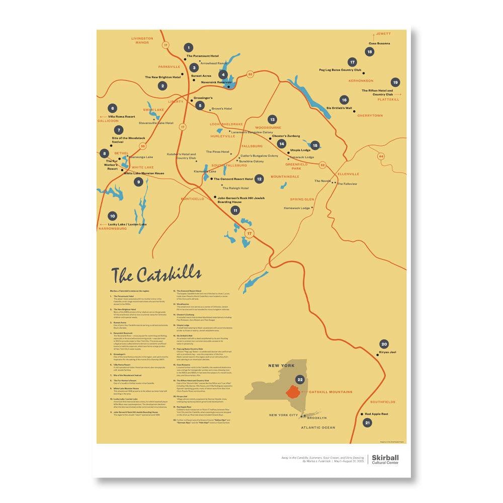 The Catskills Map