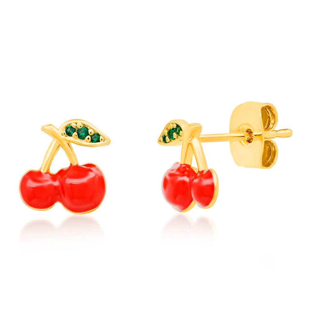 Red Cherry Earrings