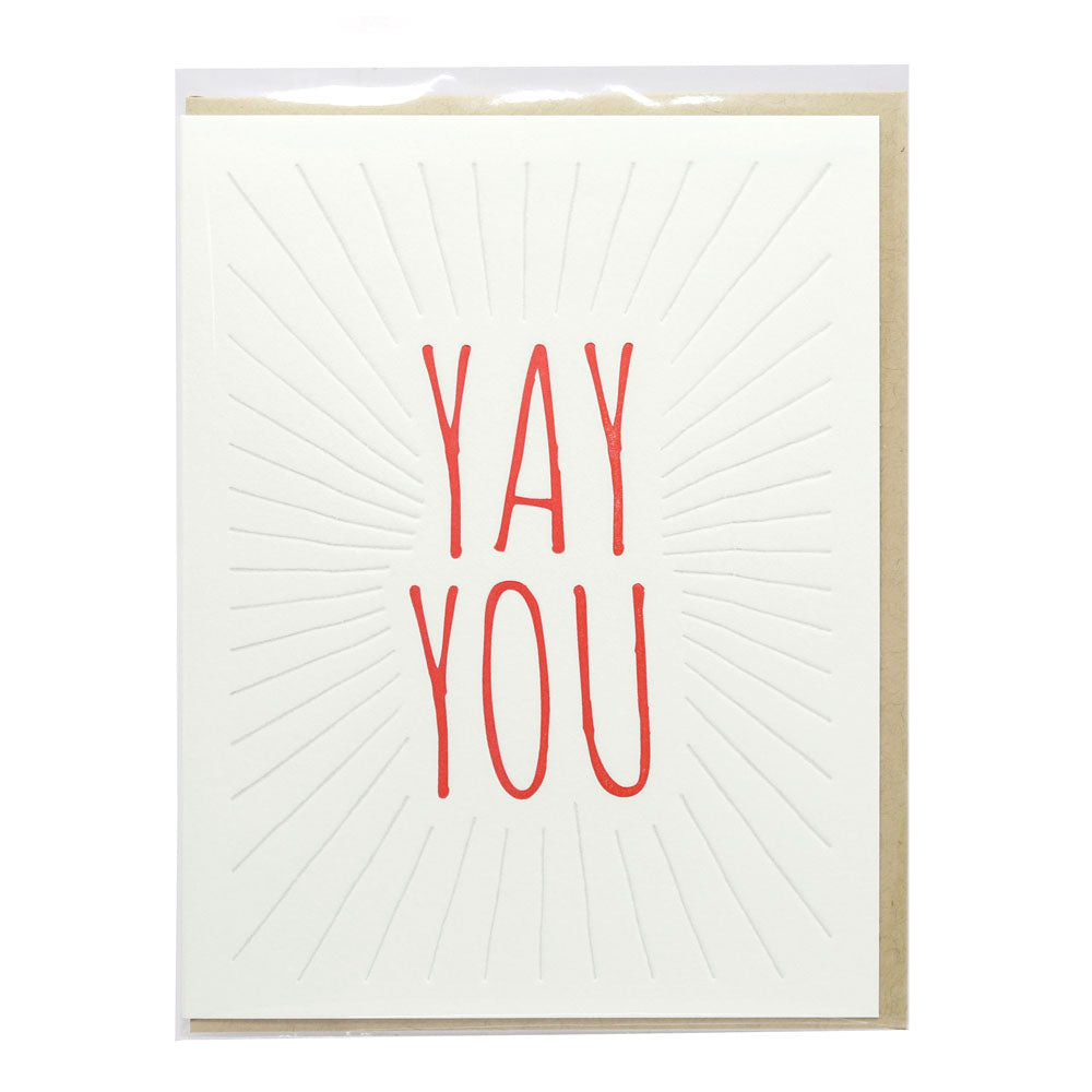 Yay You Greeting Card