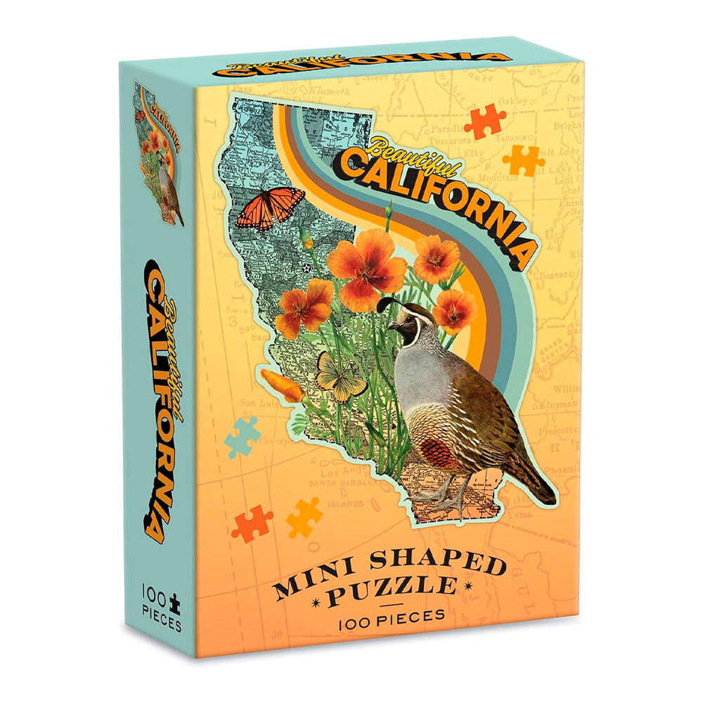 California Shaped Mini Puzzle