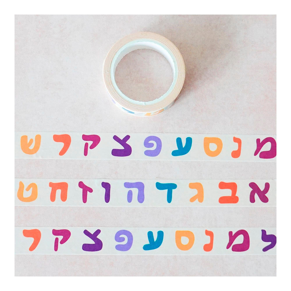 Alef Bet Washi Tape