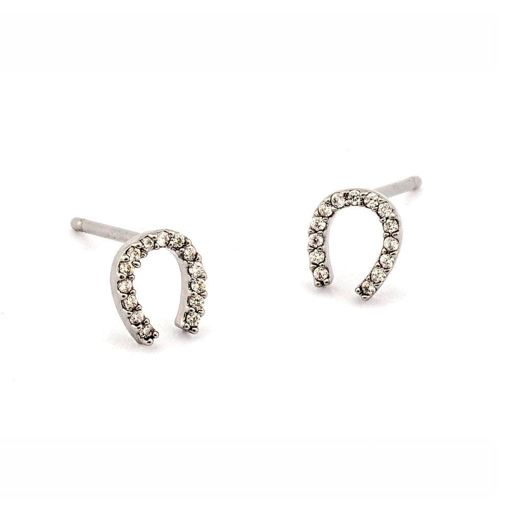 Mini Horseshoe Stud Earrings