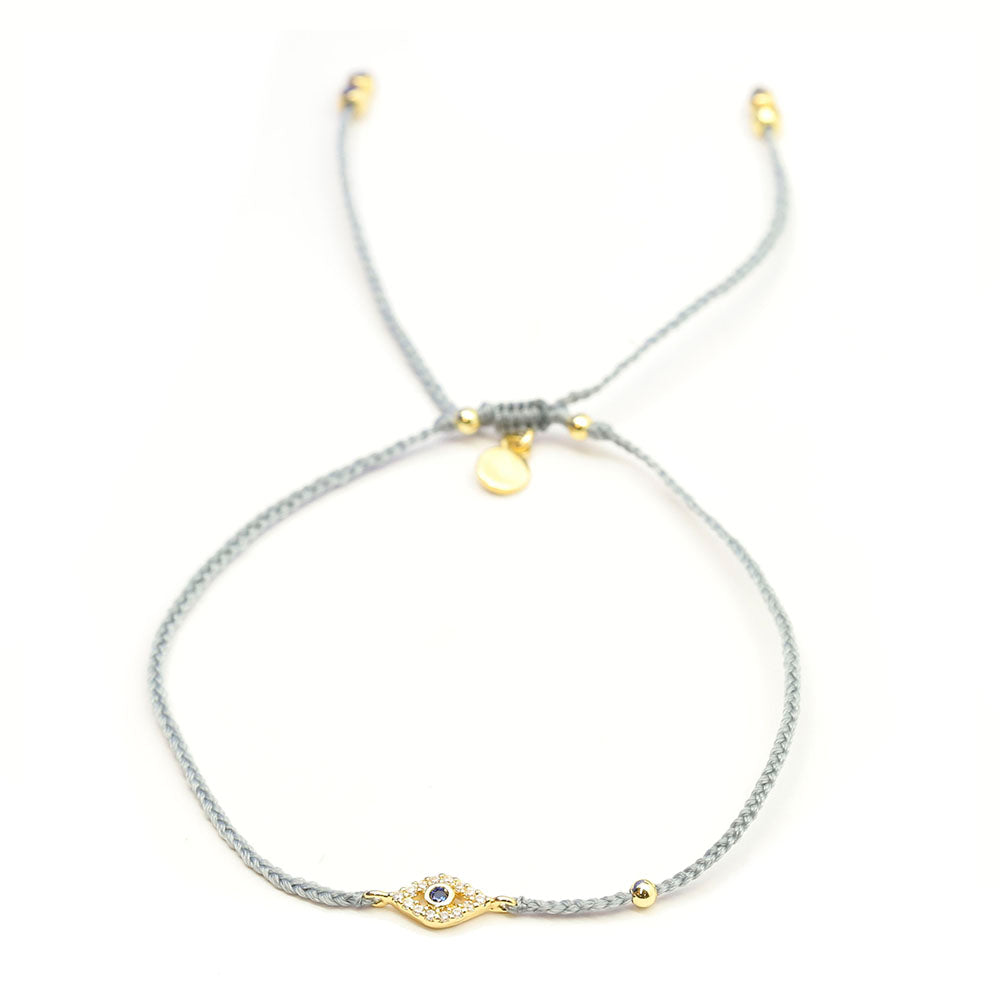 Handmade Braided Bracelet with Jewish Charm
