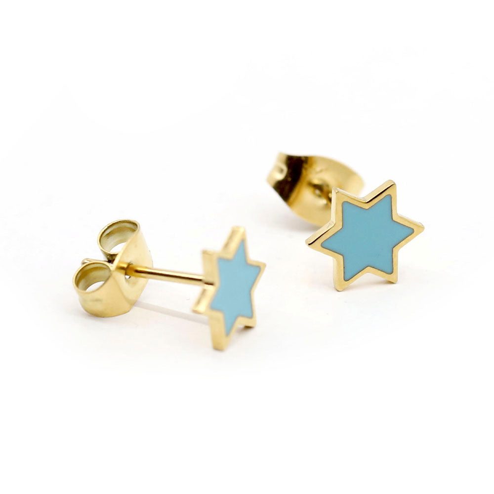 Star of David Stud Earrings