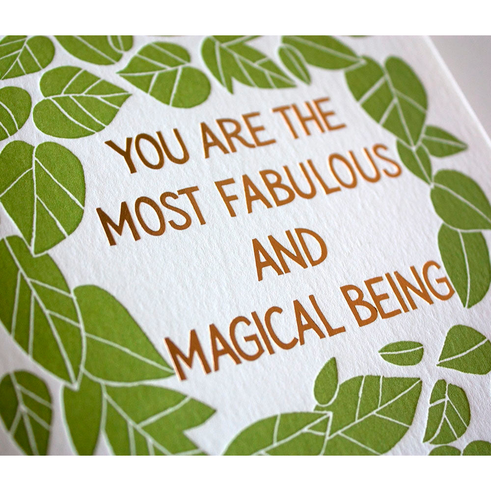 Fabulous and Magical Being Greeting Card