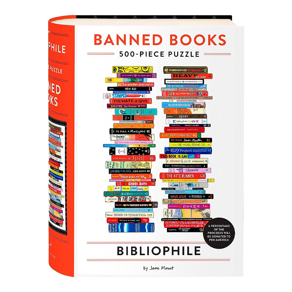 Bibliophile Banned Books 500-Piece Puzzle