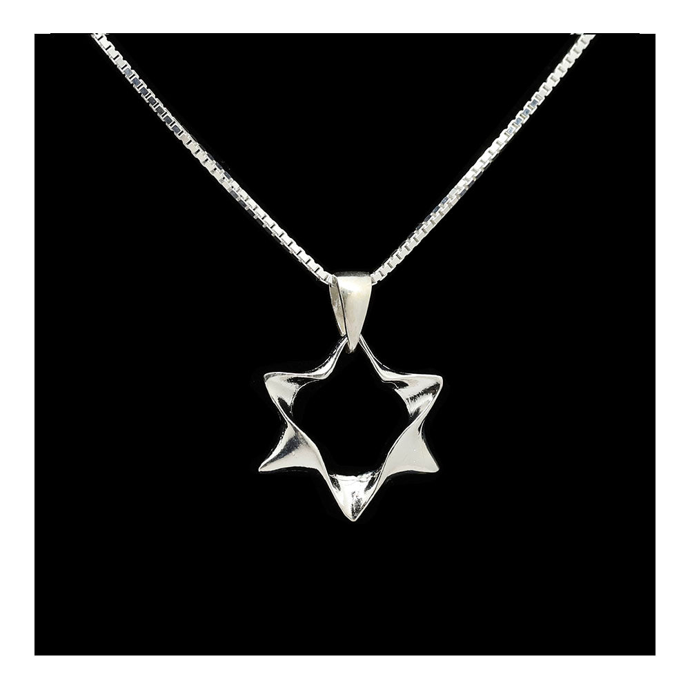 Open Jawed Star of David Necklace